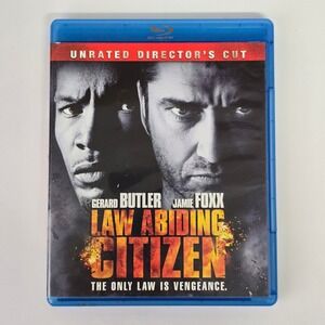 Law Abiding Citizen Blu-ray Unrated Director's Cut Gerard Butler Jamie Foxx